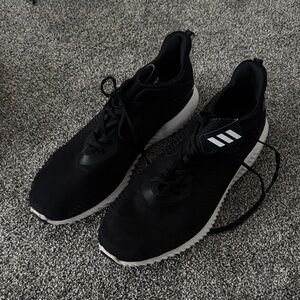 Adidas Black and White Athletic Sneakers